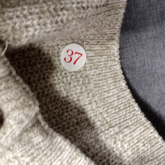 Eddie Bauer Button Front Sweater Vest Mens XL Cream Boho Retro 90s Y2K Casual - Picture 6 of 7